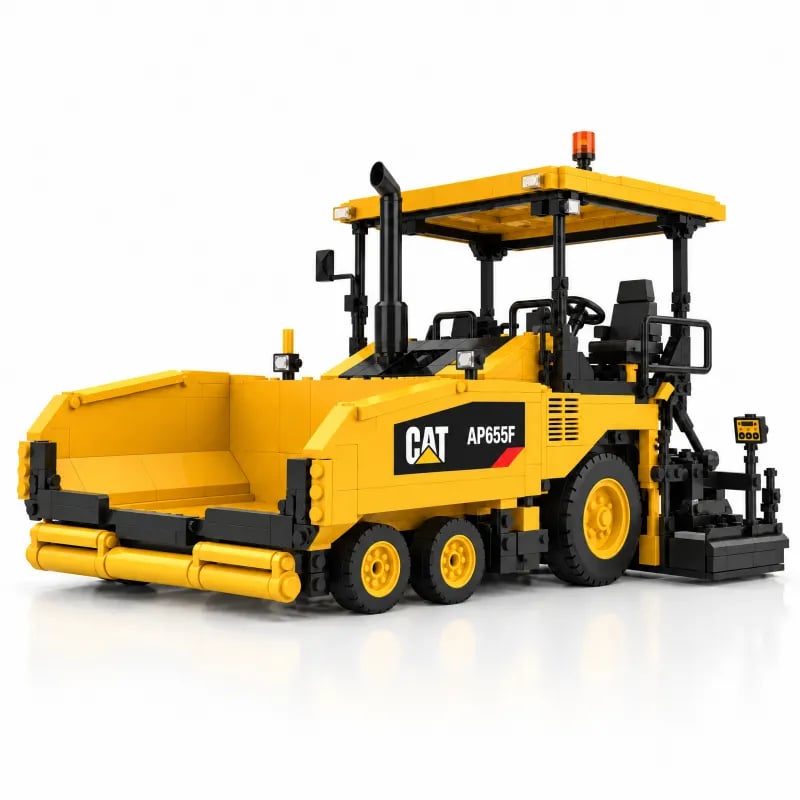 Heavy-Duty Asphalt Paver Building Block Set