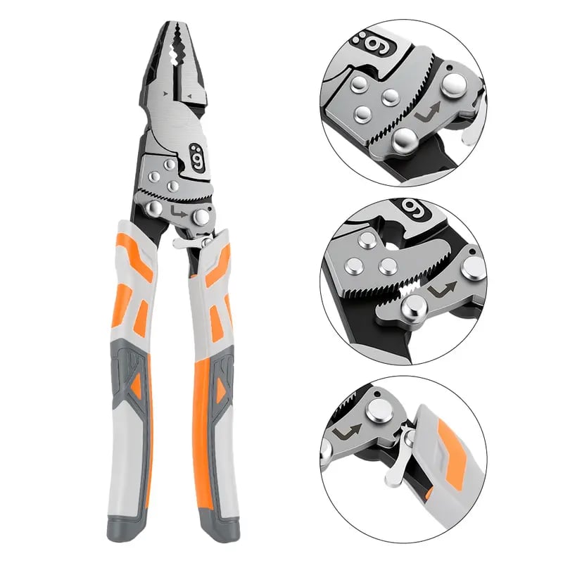 🔧 Self-Locking Ratchet Pliers – Secure Grip, Less Effort🔥