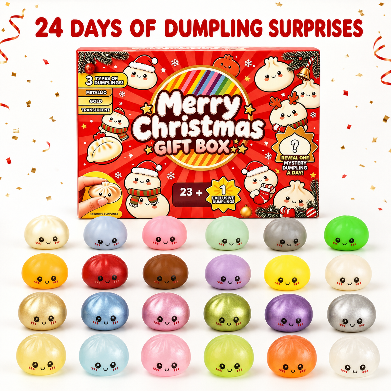 24-Day Squishy Christmas Advent Calendar