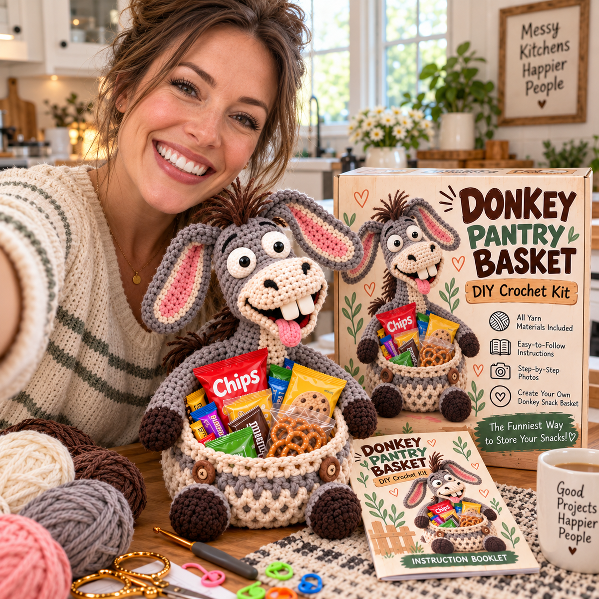 π Snack Attack Squadβ’ β DIY Crochet Funny Animal Snack Basket Collection