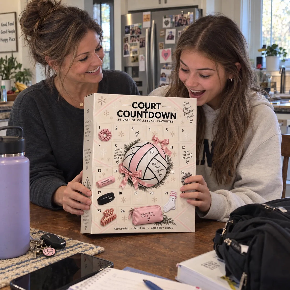 β³ Last Day 49% OFF β π 2026 Volleyball Advent Calendar | 24 Mystery Doors with Sporty Surprises for Players & Volleyball Fans π