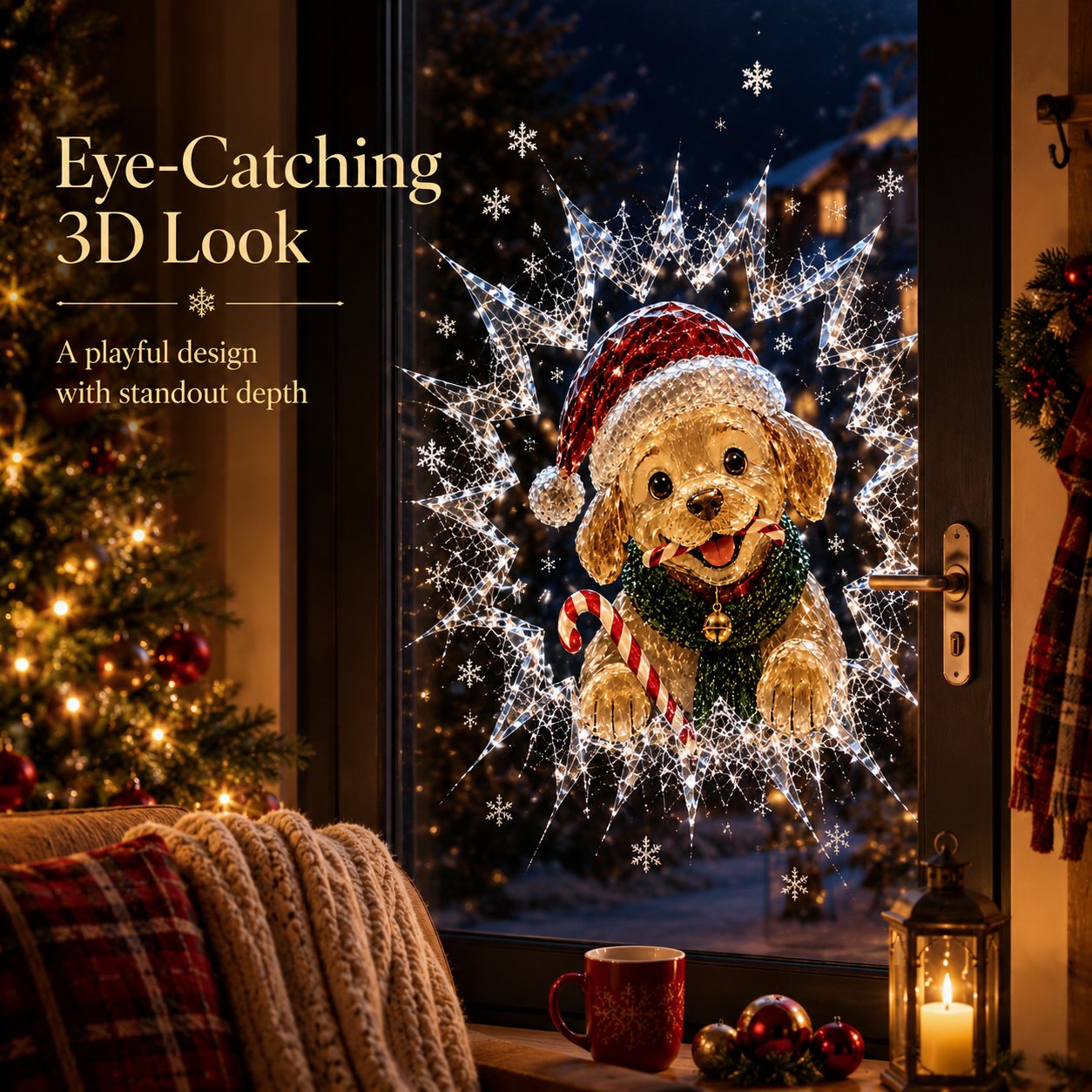 🎅Christmas Sale🎅2026 Christmas Window Decals