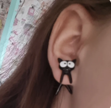 πββ¬ Cat Loversβ Favorite β Adorable Black Cat Earrings β¨π€