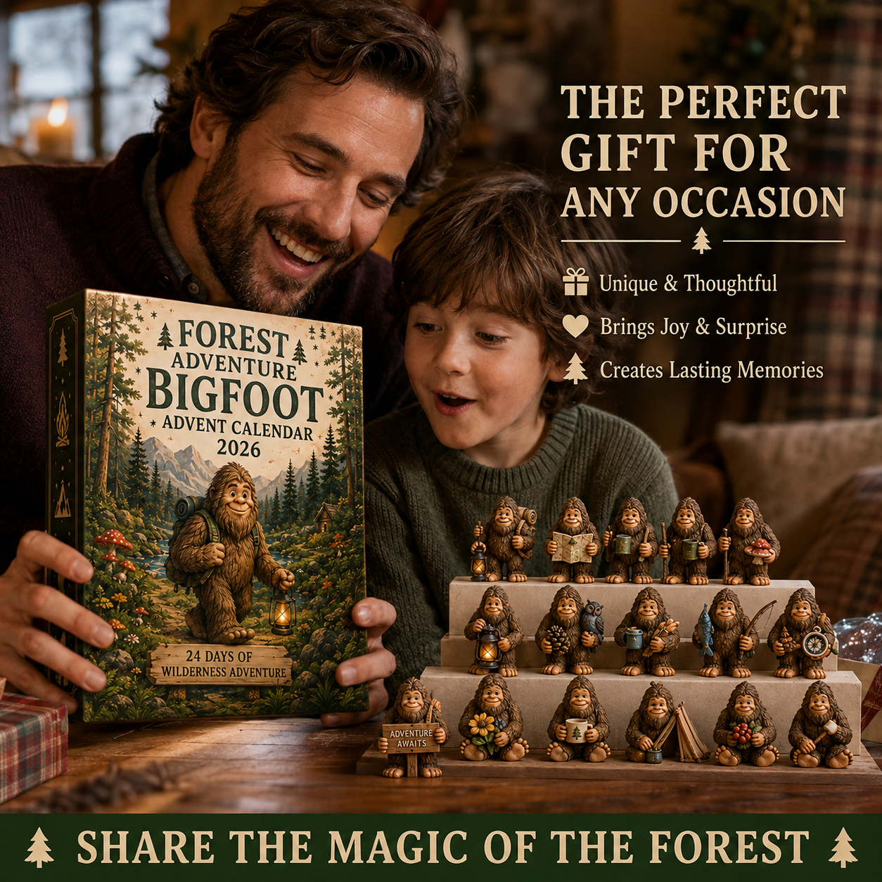 👣🎄 Bigfoot Advent Calendar 2026 – 24 Days of Wild Adventures 🎁🌲