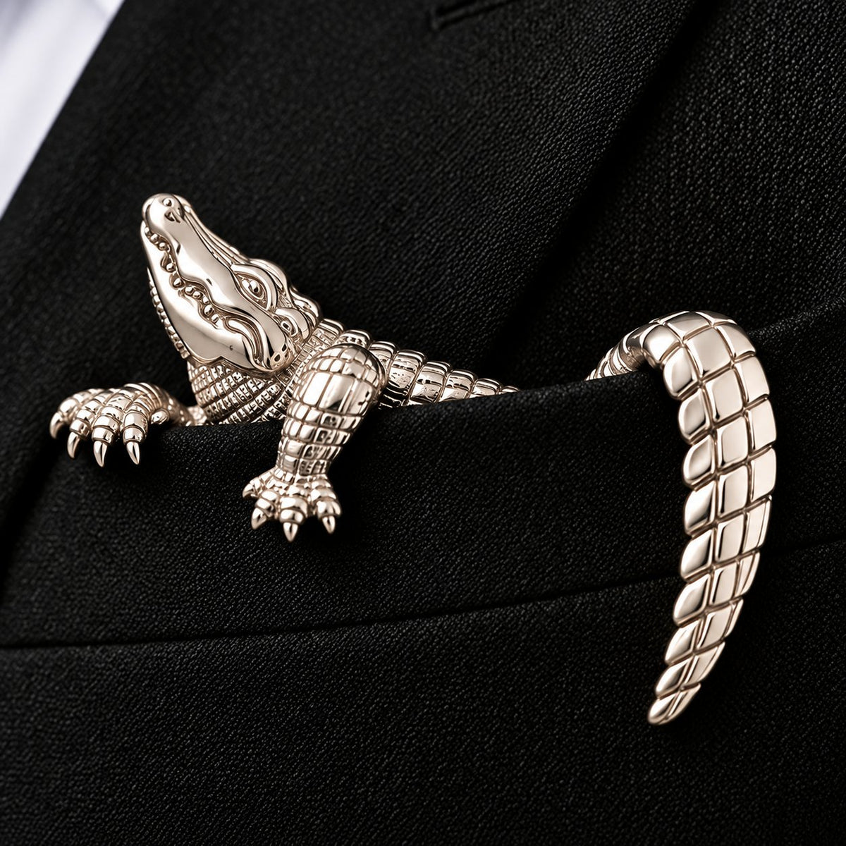✨ Luxury Sculpted Animal Brooch – Premium Statement Piece for Suits & Blazers
