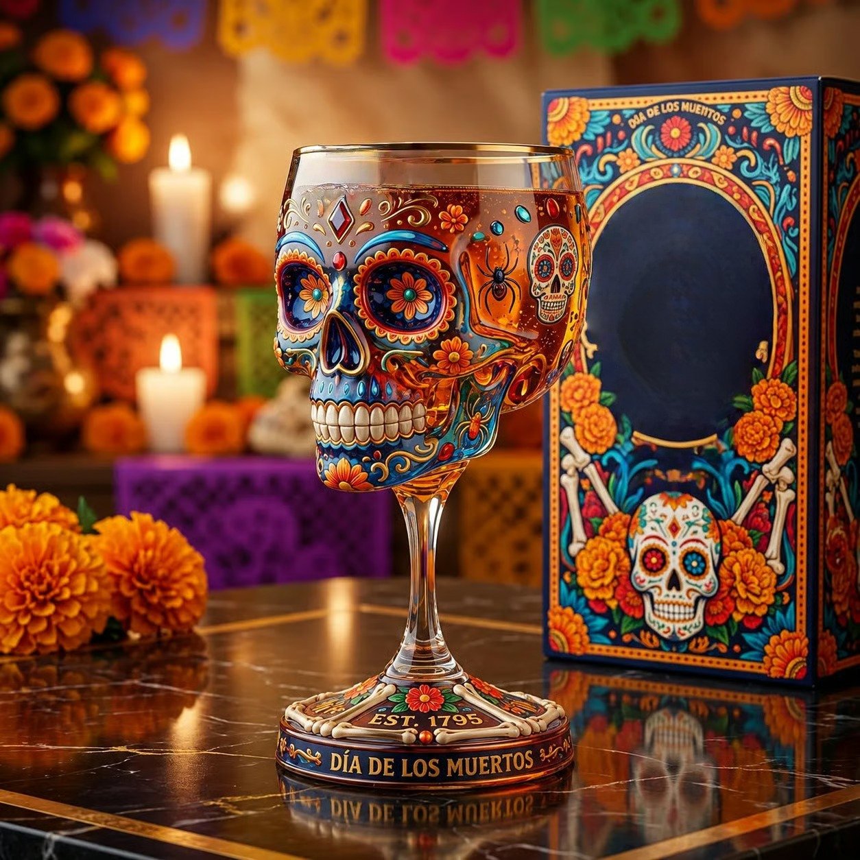 π₯ Limited-Time 50% OFF π Mexican Mariachi Skeleton Decanter