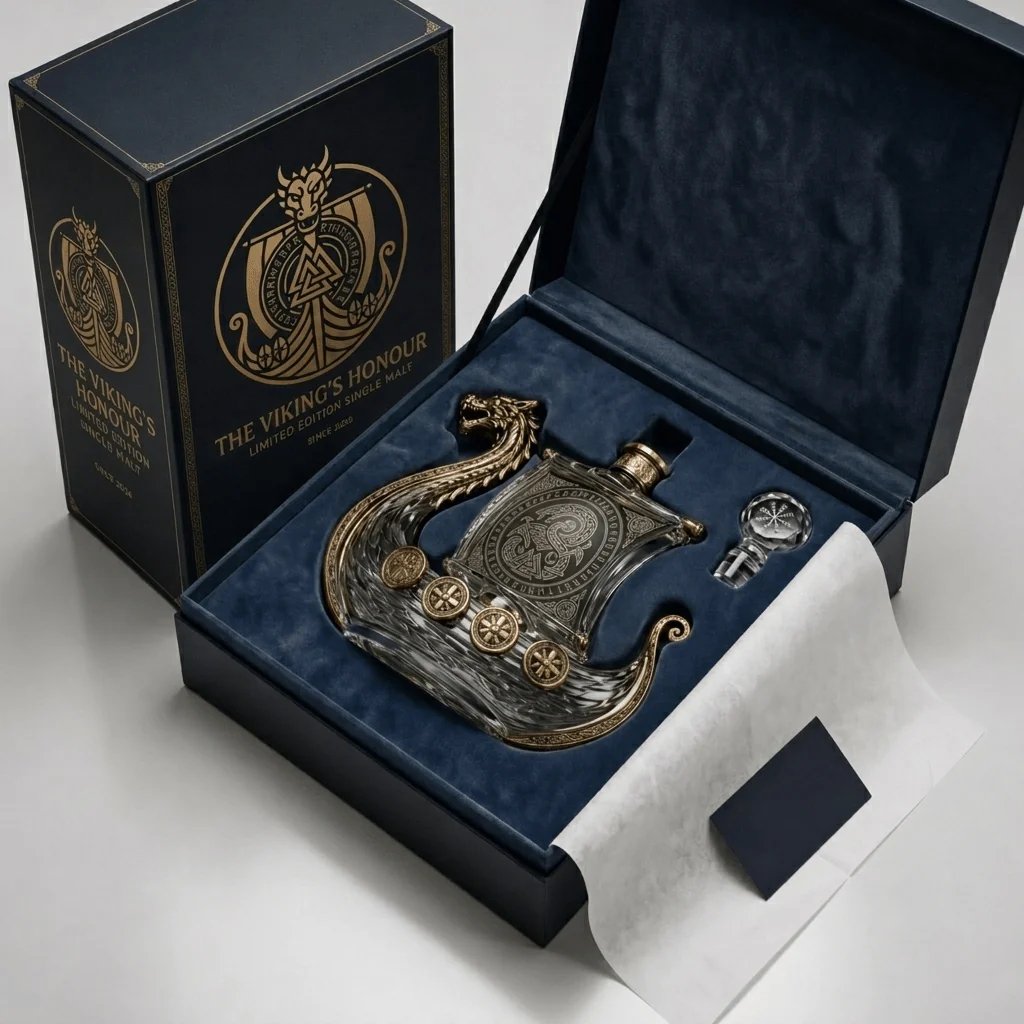 π‘οΈβοΈThe Viking's Honour - Limited Edition Crystal Whiskey Decanter