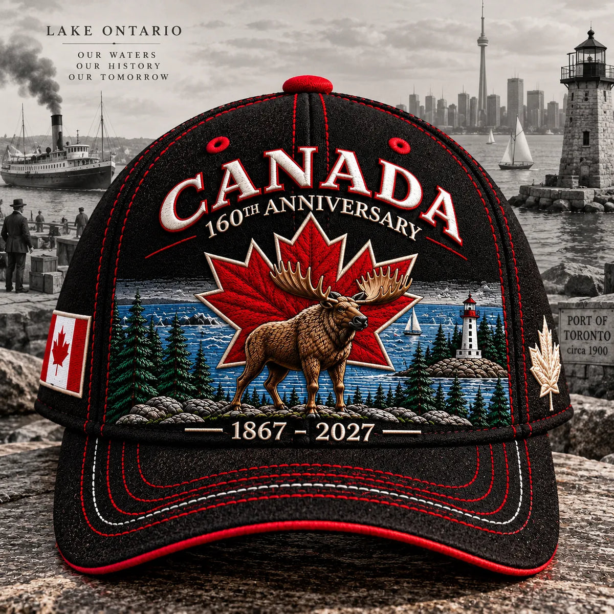 💝LAST DAY 70% OFF - 🍁🇨🇦 Canada 1867–2027 Legacy Cap – 160th Anniversary Embroidered Collector Edition