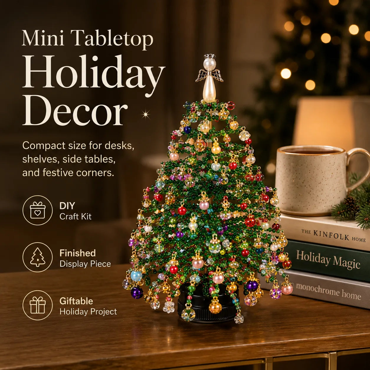 π₯π DIY Beaded Christmas Tree Kit β π
Create Your Own Sparkling Holiday Decoration