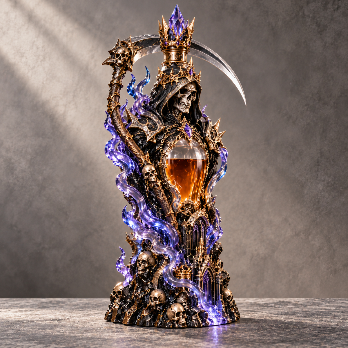 Grim Reaper Whiskey Decanter – King of the Dead Gothic Bar Decor