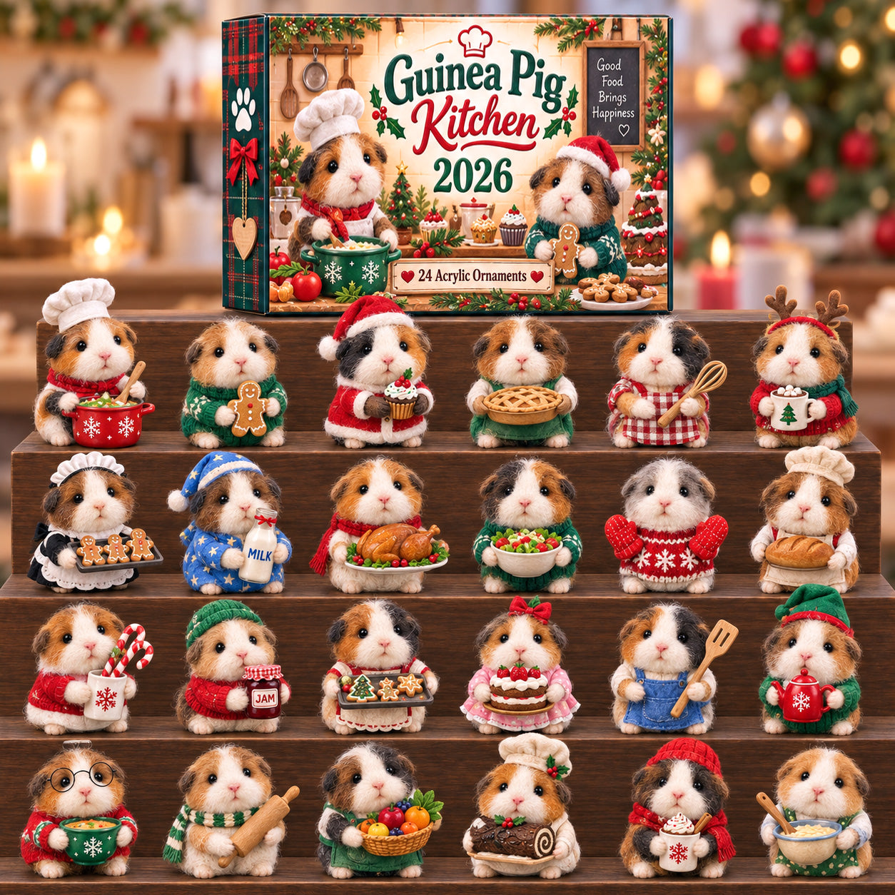 🐹🍪 24 Days of Cozy Kitchen Fun – Guinea Pig Christmas Collector Countdown 2026