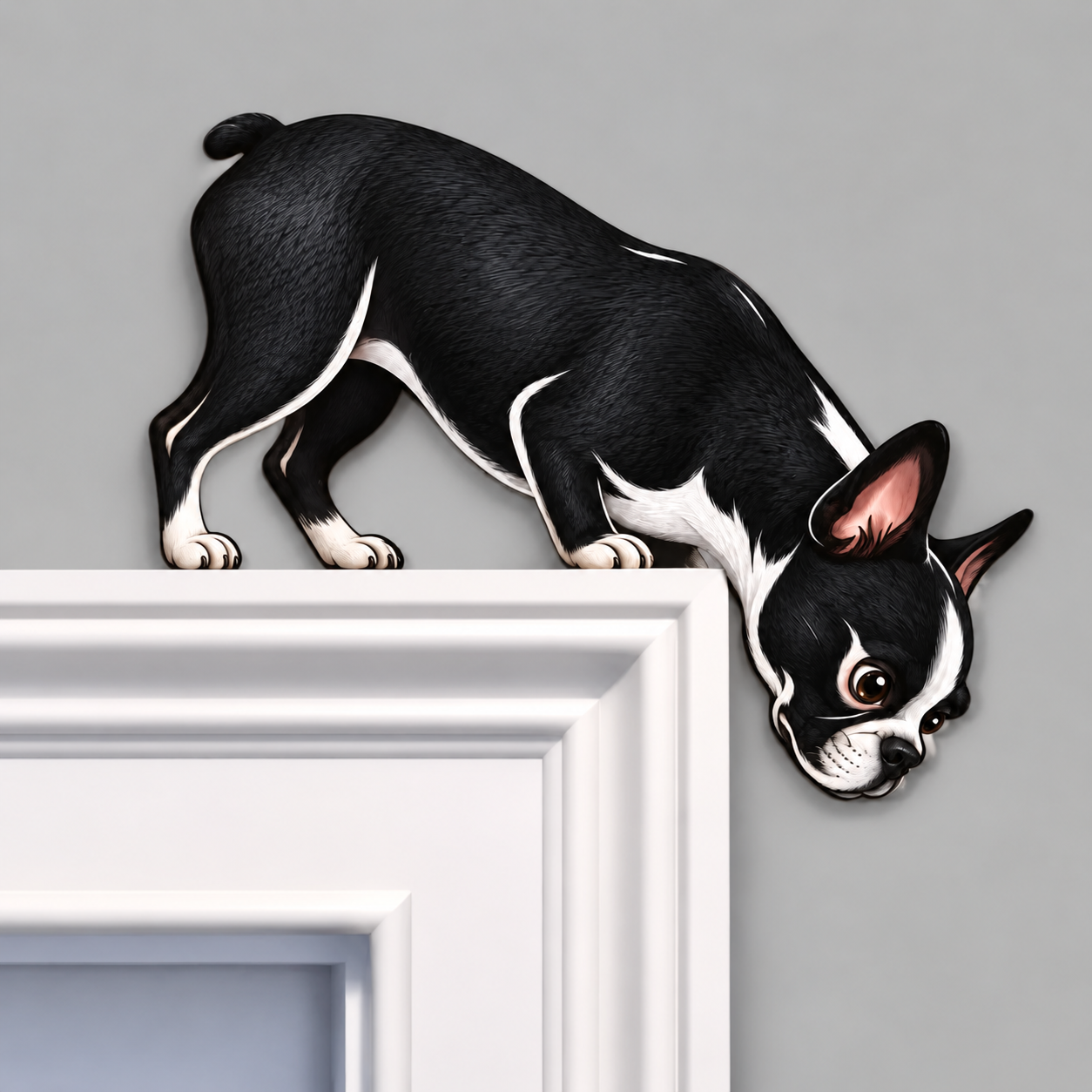 πΆπ Peeking Pup Doorway Topper β Playful Dog Accent for Pet-Loving Homes
