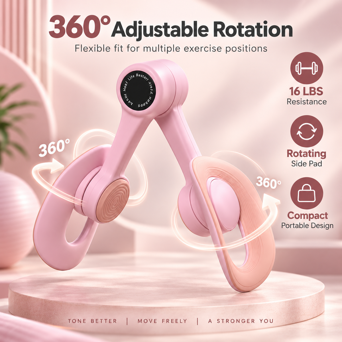 🔥Merach Thigh Trainer, Portable Home Fitness Equipment for Inner Thigh Training