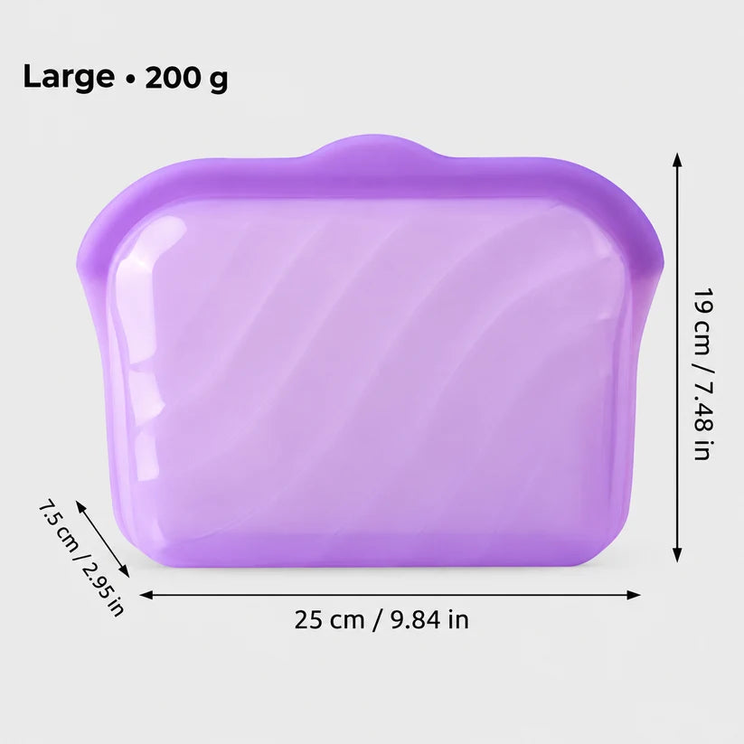 π₯ͺ 2-in-1 Silicone Food Bag β Store It, Open It, Eat From It