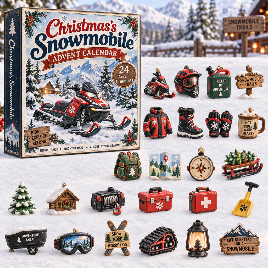 βοΈποΈ 2026 Snowmobile Christmas Advent Calendar β 24 Days of Winter Adventure Surprises π·π