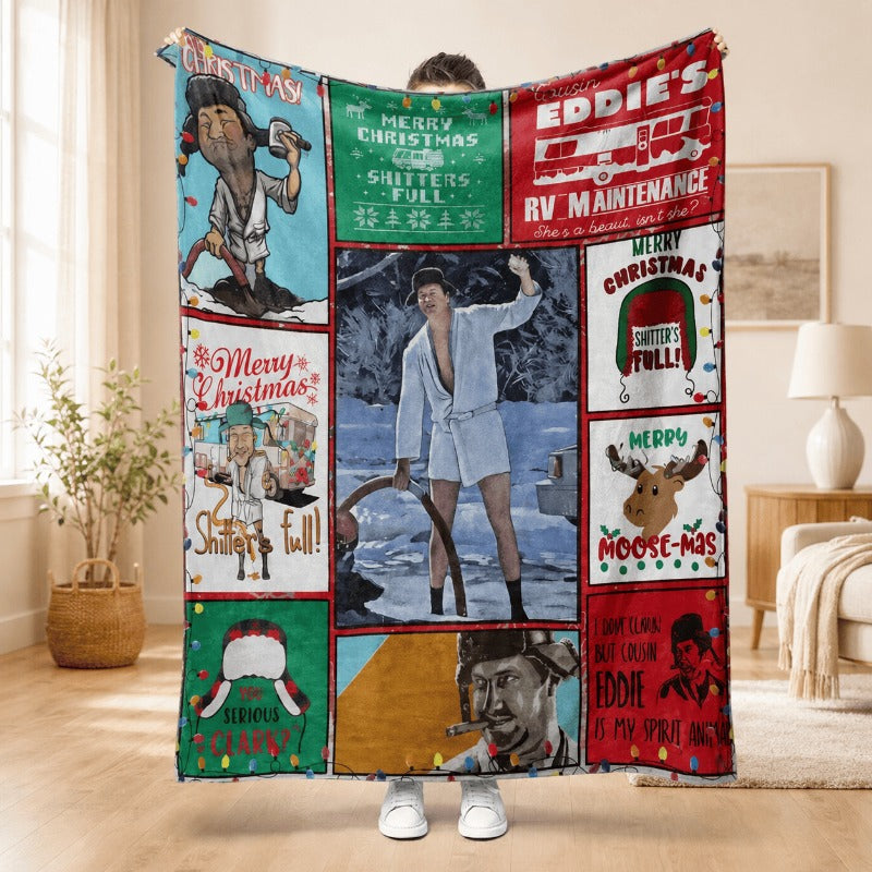 Cozy Flannel Holiday Blanket