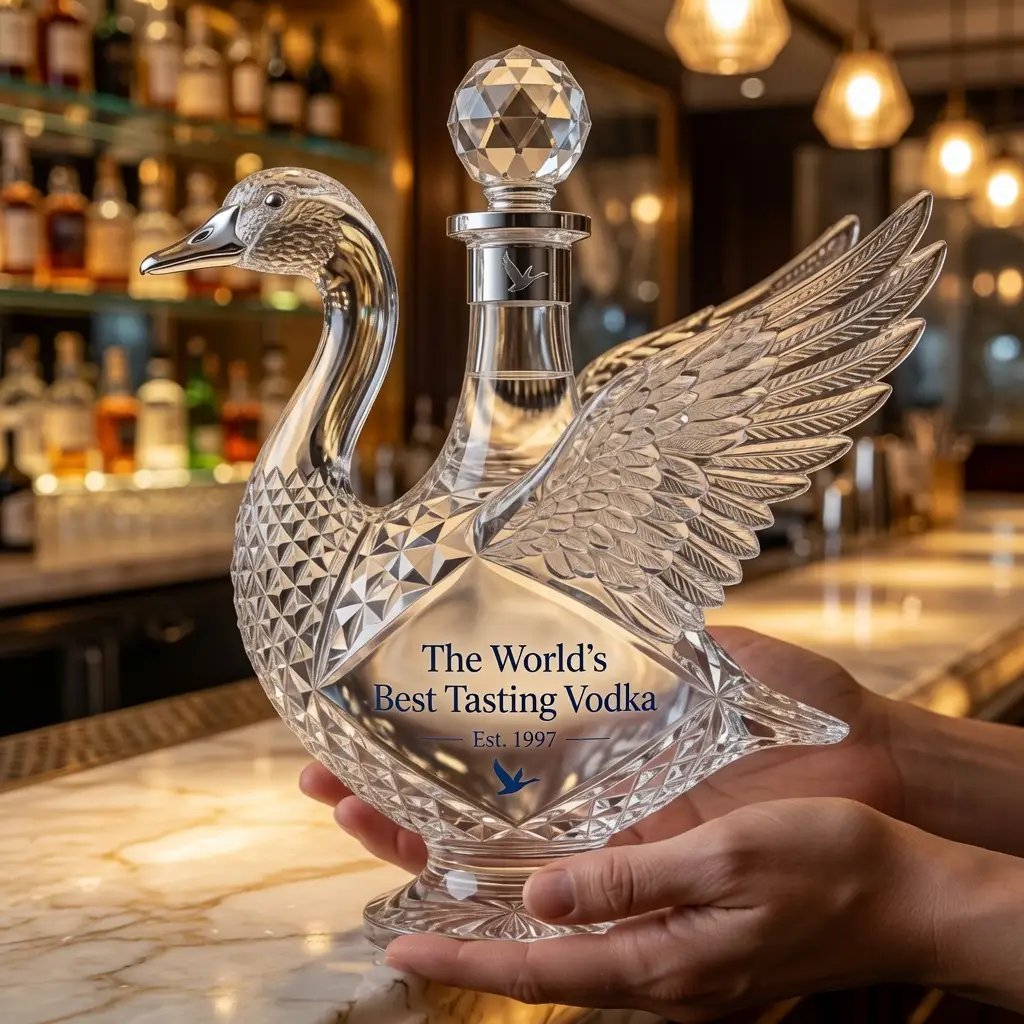 Grey Goose 3D Vodka Bottle