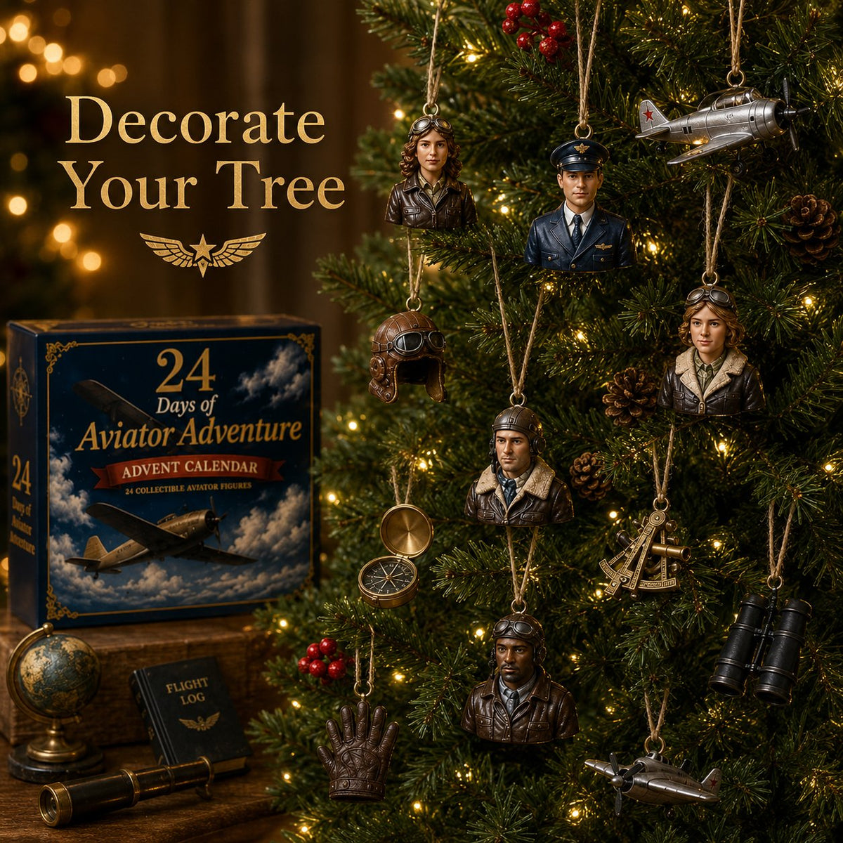CHRISTMAS KICKOFF 49% OFF β 2026 Days of Aviator Adventure Blind Box β 24βDay Festive Countdown, AviatorβThemed Collectible Figures Blind Box β Gift For Aviation Lovers