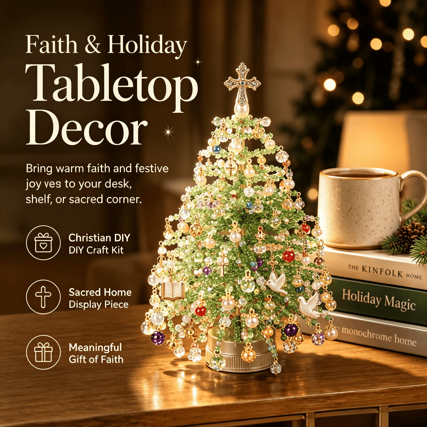 ๐ Unique Christmas Gift 2026 | DIY Beaded Christmas Tree Craft Kit for Creative Holiday Fun