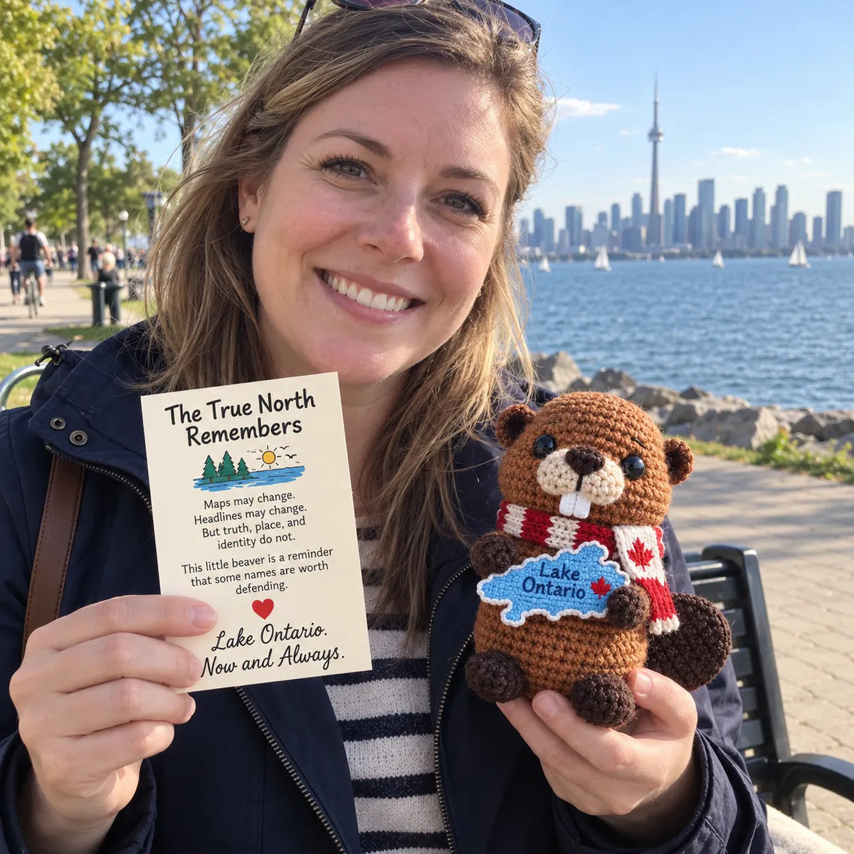 ⏳ Last Day 49% OFF – 🦫 Lake Ontario Emotional Support Beaver Crochet Keepsake | 5 Canadian-Inspired Personalities with Matching Message Cards for Cottage Families, Lake Lovers & Meaningful Gifts 🍁