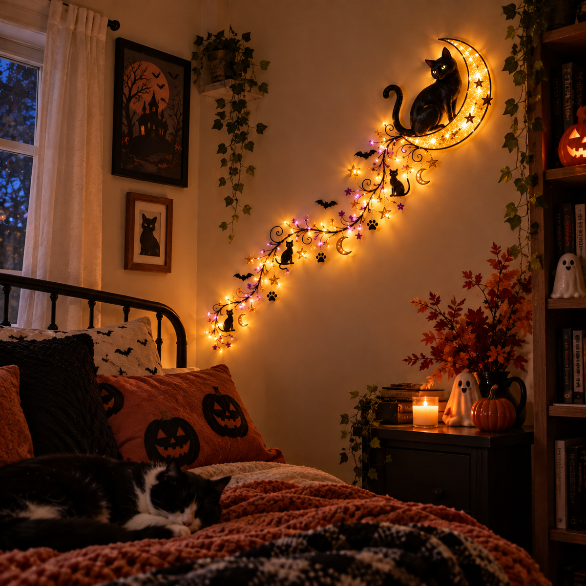 🎃Halloween Magic Trail Wall Light - Spooky Halloween Glow, Right on Your Wall🎃