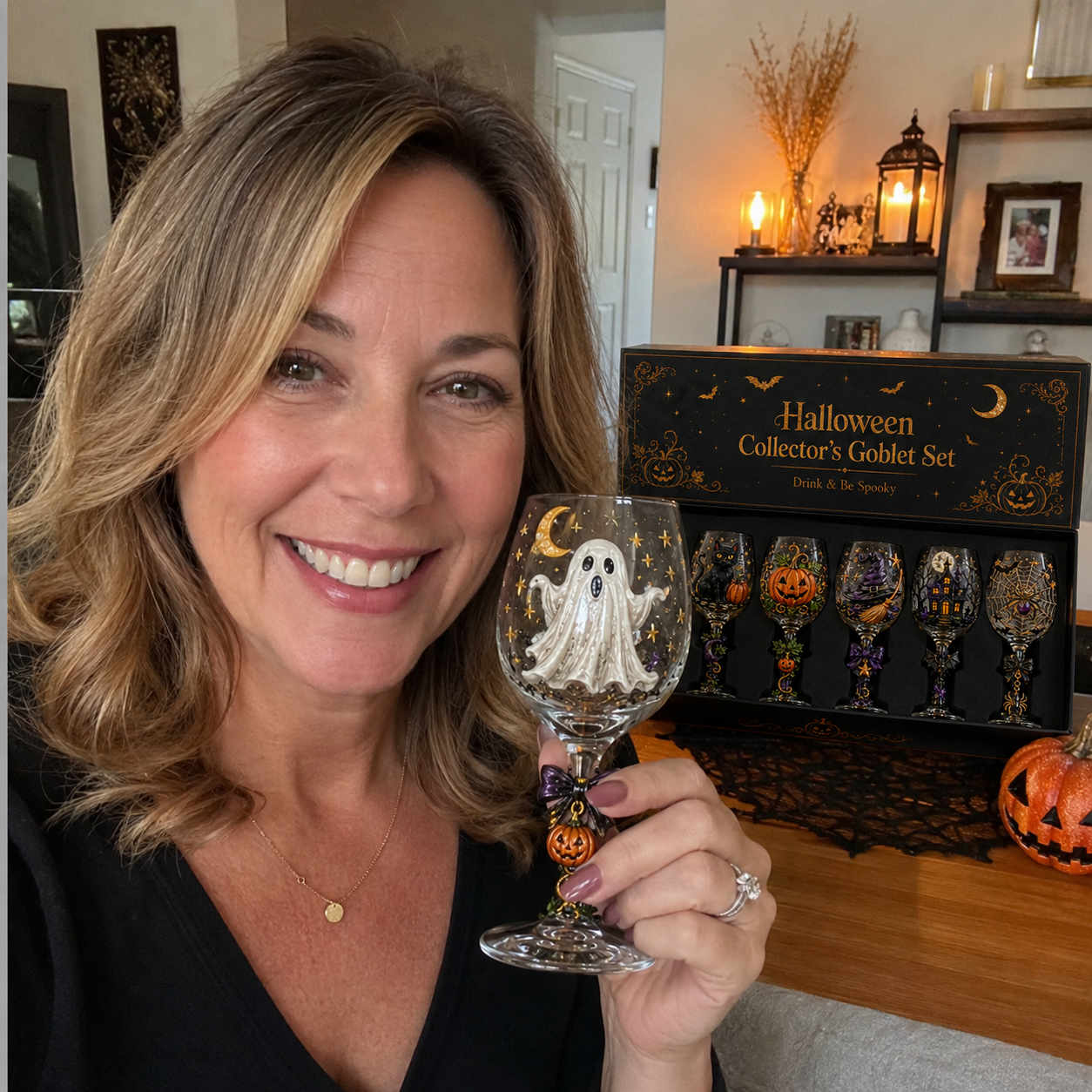 🎃✨ Halloween Collector’s Goblet Set