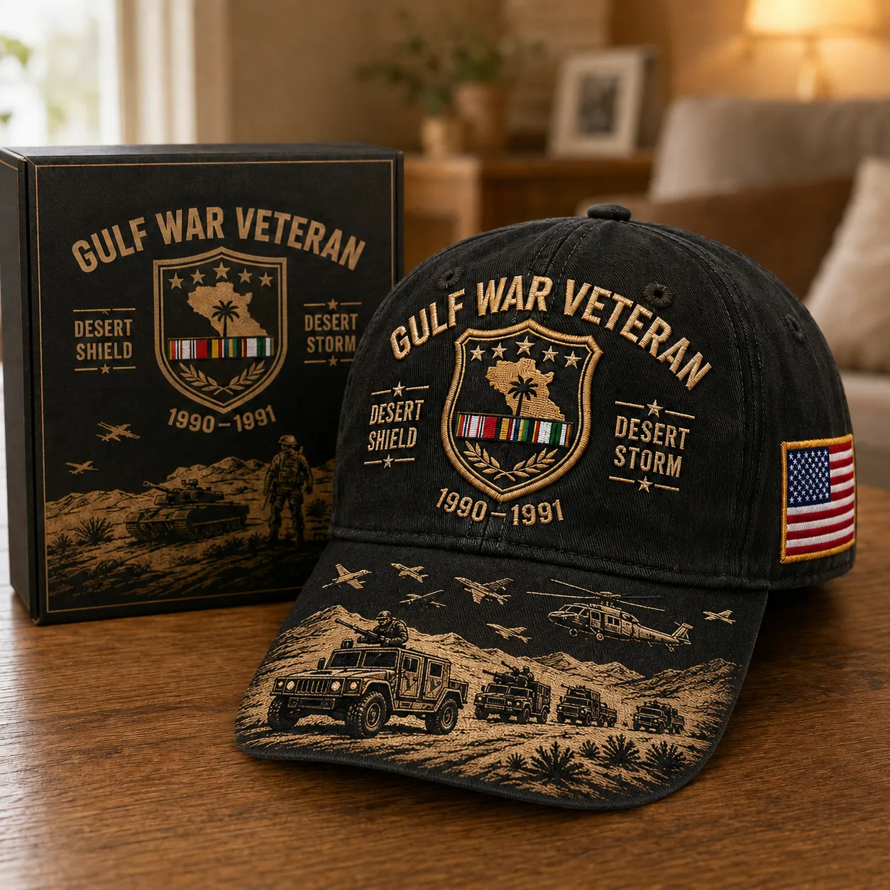 πLast Day Promo: 45% OFF! ποΈ Desert Storm Veteran Commemorative Cap β Gulf War Desert Shield Veteran Hat