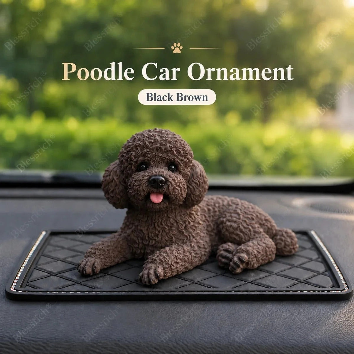 Poodle Car Ornament β The Cutest Dashboard Upgrade πΆβ¨