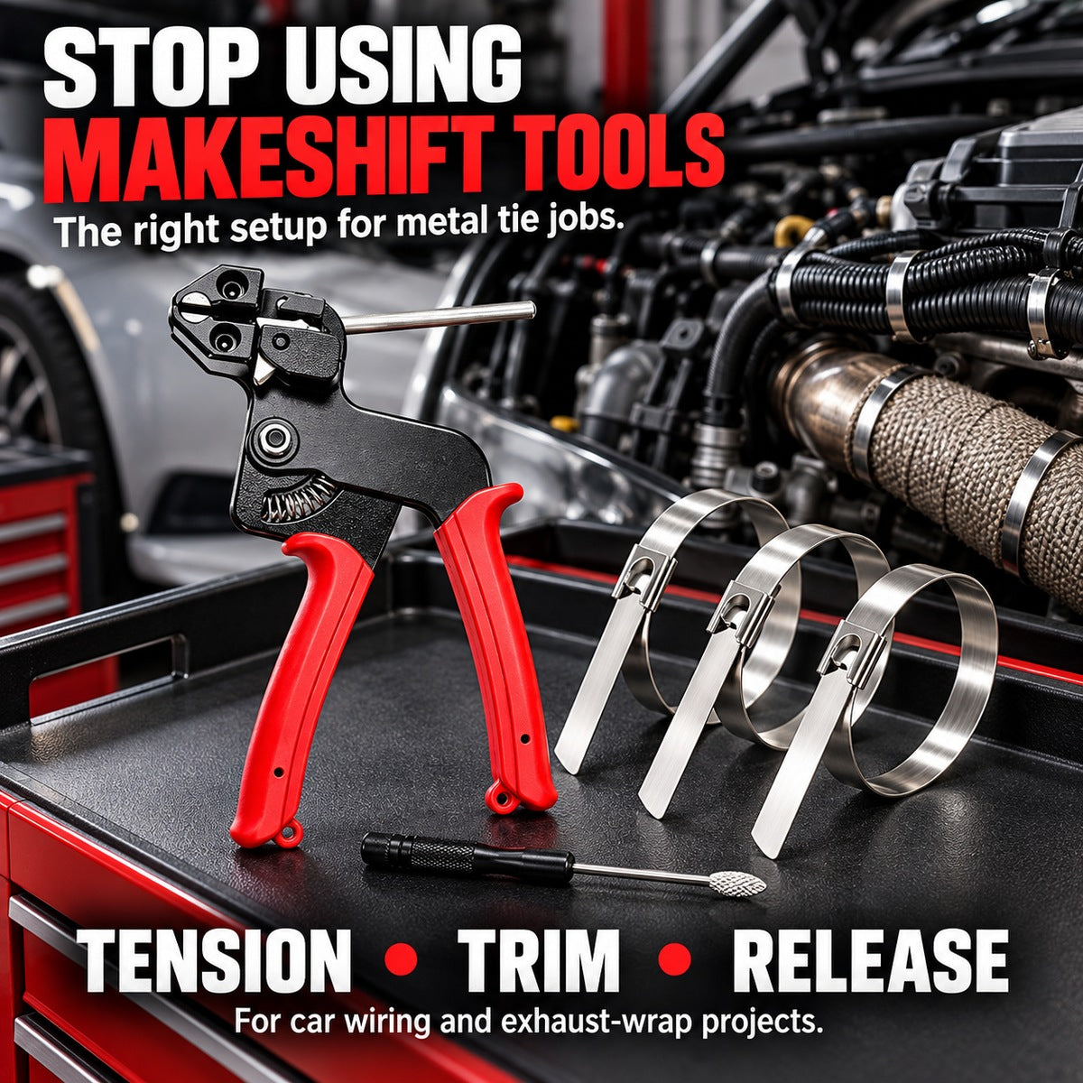 Tighten. Trim. Job done.