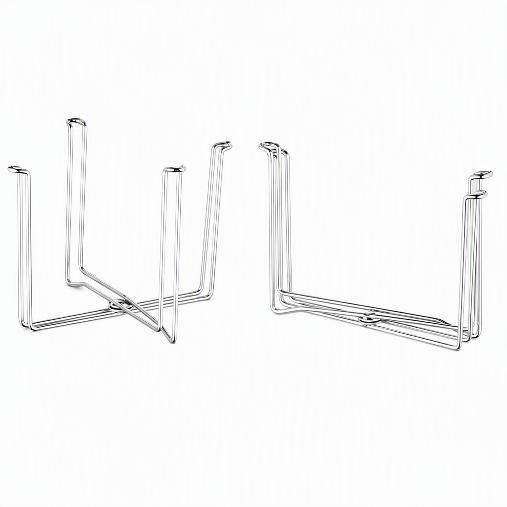 ποΈβ¨ Foldable Stainless Steel Trash Bag Stand β Space-Saving Holder for Kitchen, Garage & Outdoor Use
