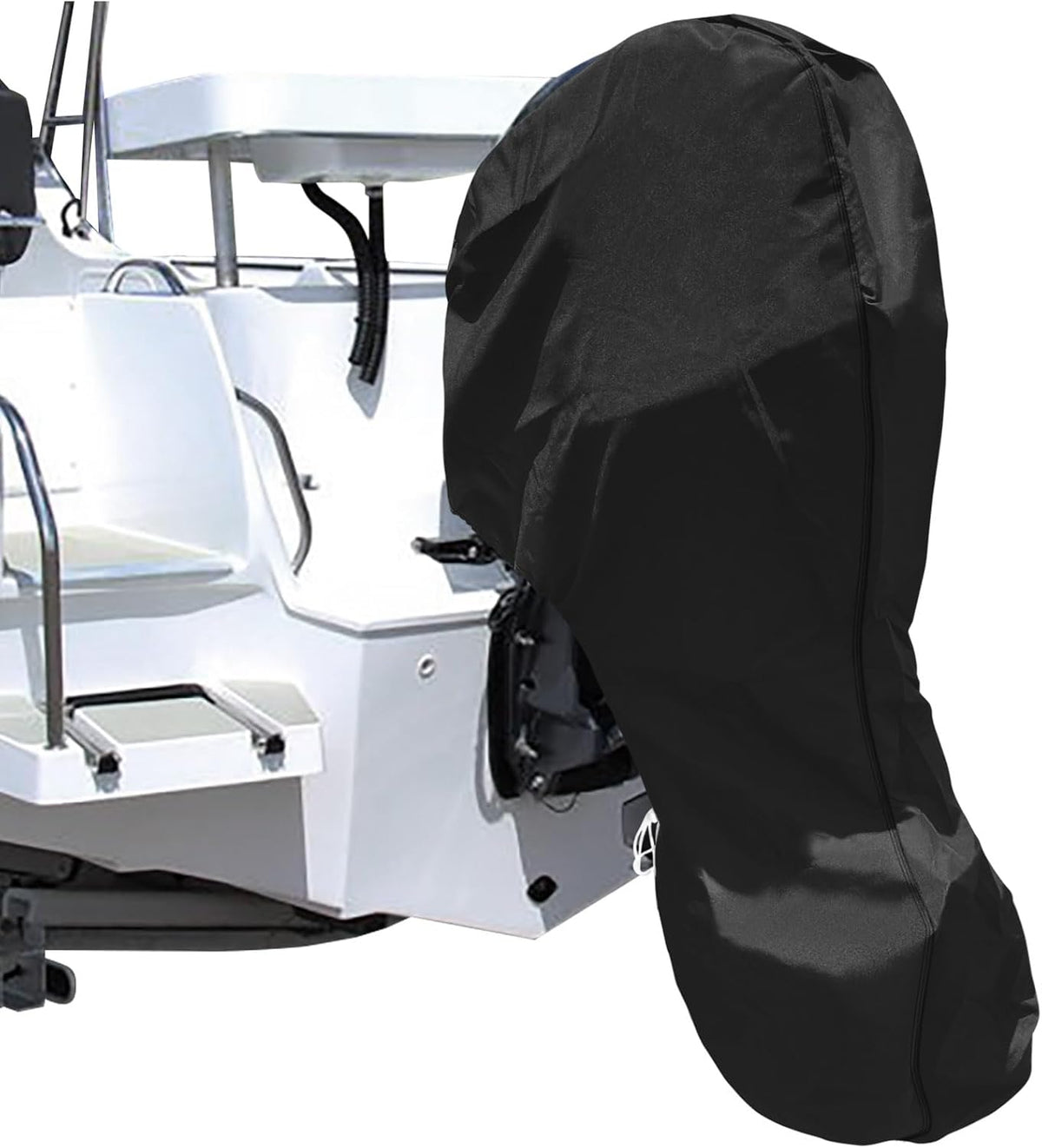đ€ 420D Oxford Outboard Motor Cover â Full Protection from Rain, Snow and UV Damage with a Tool-Free Fit đĄïž