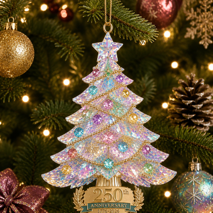 🔥Last 30pcs✨⏰ Limited anniversary edition✨49% OFF!🔥250th Anniversary Crystal Christmas Tree