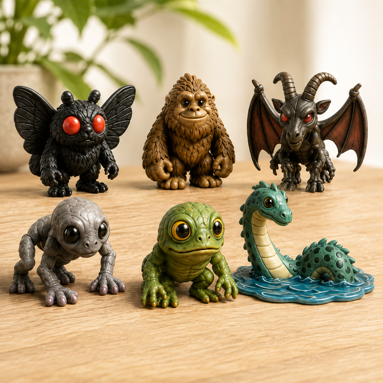 👁️North American Cryptids Blind Box – Complete 24-Piece Collection • 24 Legends • 24 Mysteries
