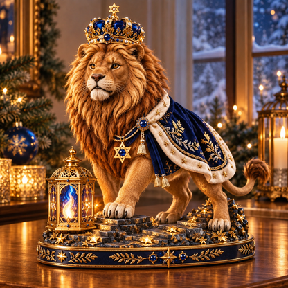 🕎 Guardian of Light Lion of Judah Figurine