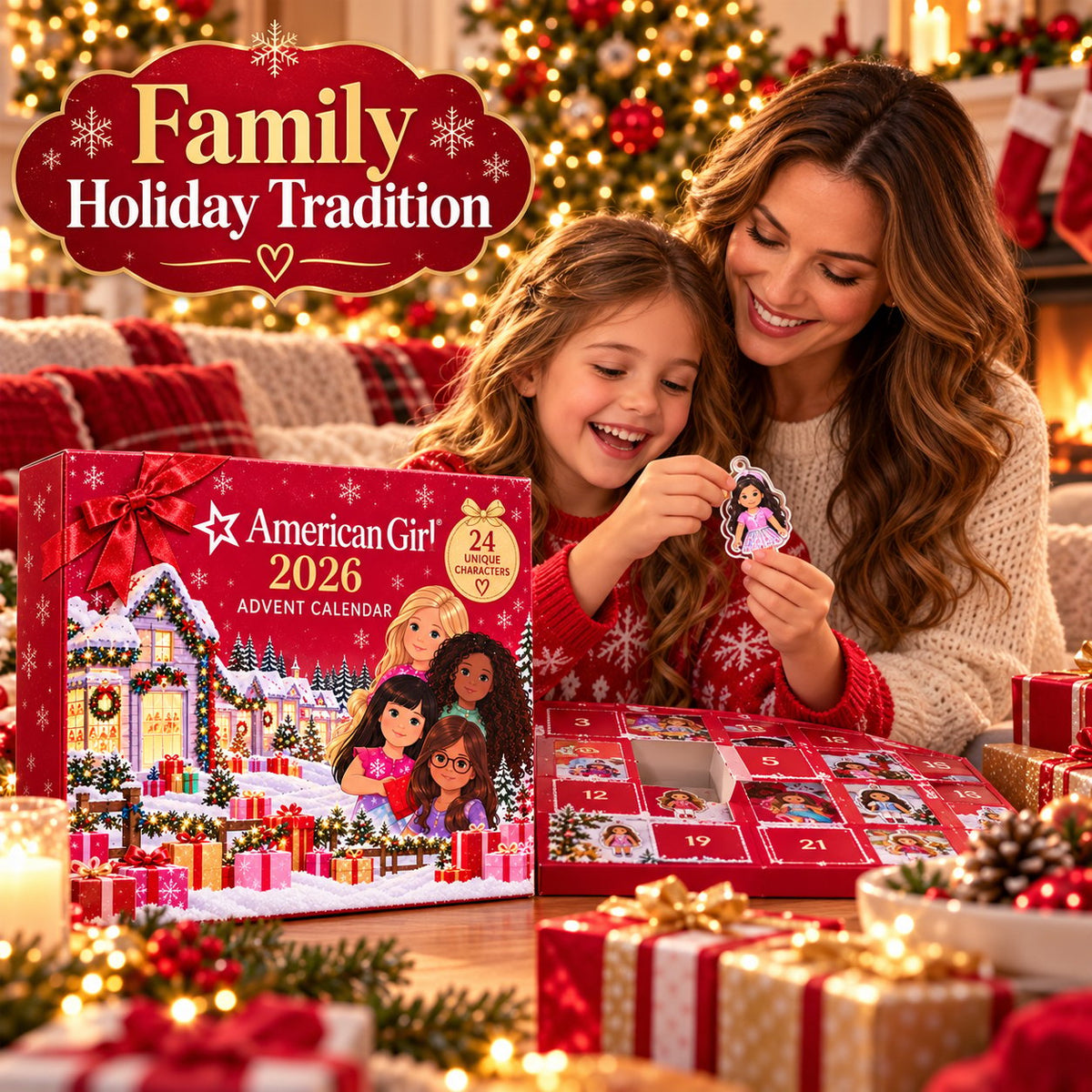 Limited Launch Price: 24-Day Pink Advent Calendar with Collector Minis