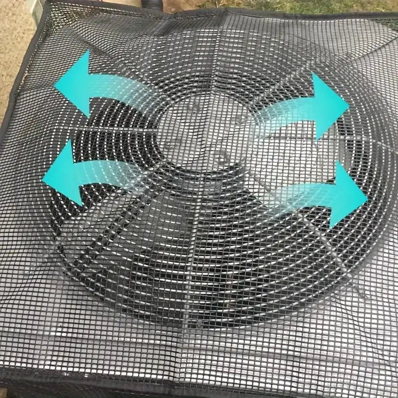 ❄️🍂 Heavy-Duty Mesh AC Cover – All-Season Outdoor Protection