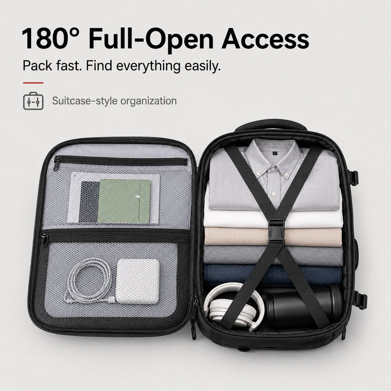 ✈️🎒All-in-One Travel Backpack