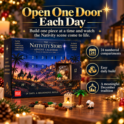 24-Day Christmas Nativity Advent Calendar
