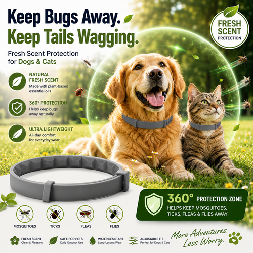 🔥 49% OFF TODAY 🐾 Best Flea & Tick Collar for Pets
