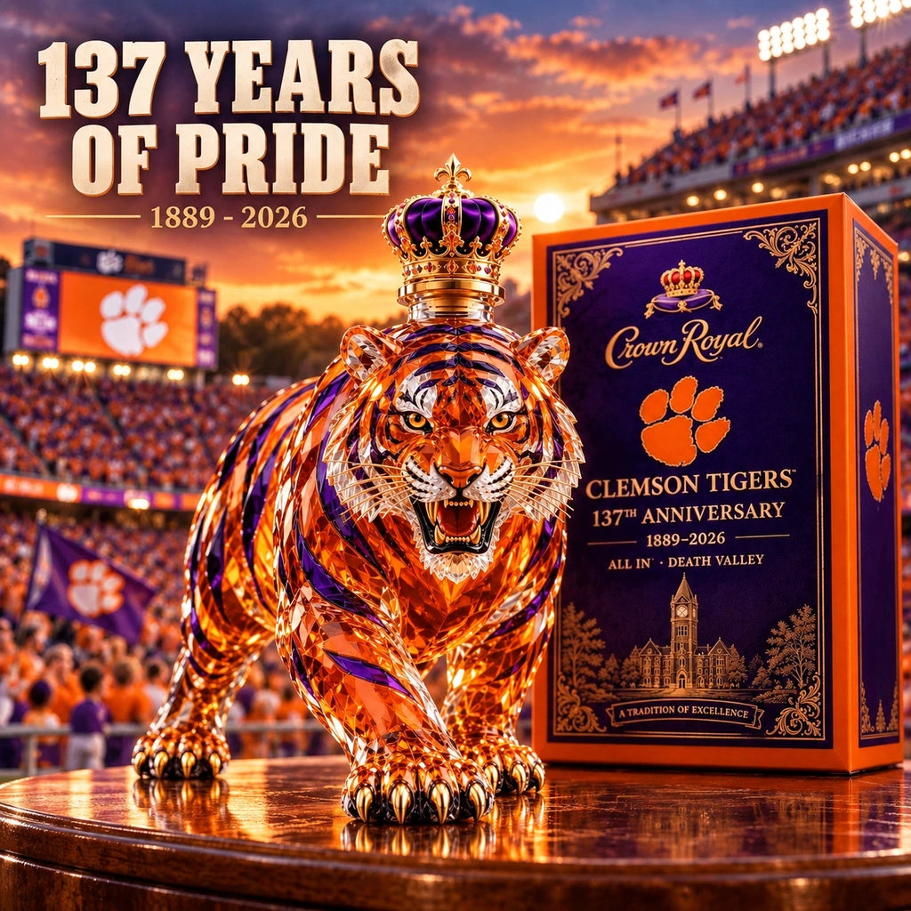 137th anniversary tiger whiskey decanter