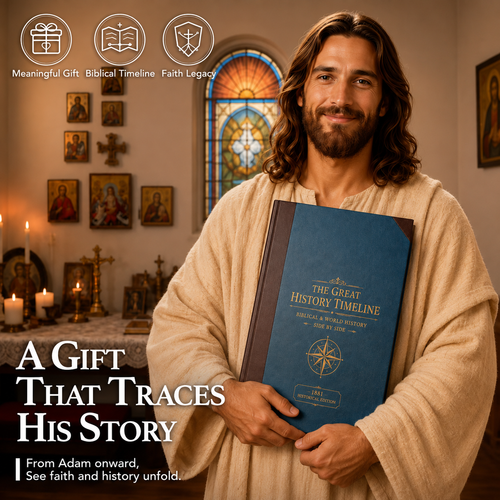 Synchronological History Chart – 6,000 Years of Biblical & World Events in One Fold-Out Timeline