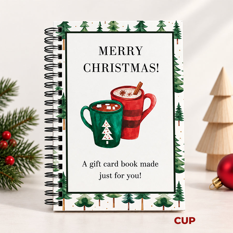 🔥 Last Day 50% OFF 🔥 Christmas Gift Card Book – 12 Gift Card Pages & Personal Message Holder - zenxashop