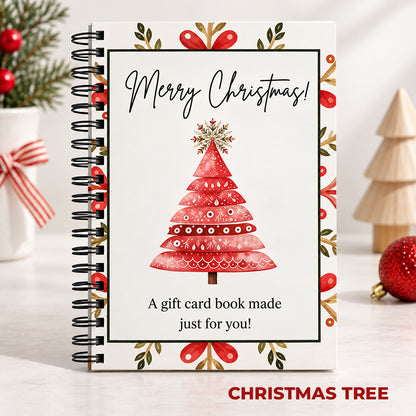 🔥 Last Day 50% OFF 🔥 Christmas Gift Card Book – 12 Gift Card Pages & Personal Message Holder - zenxashop