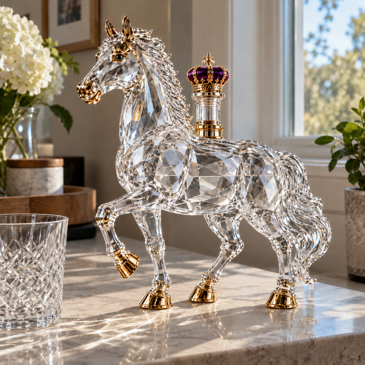 👑 Wild Horse Reserve Whiskey Bottle