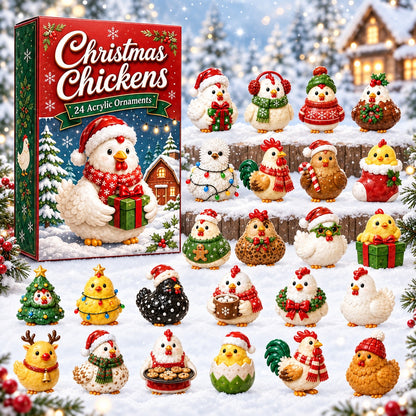 🐔🎄 2026 Christmas Chicken Advent Calendar – 24 Days of Festive Farmyard Surprises