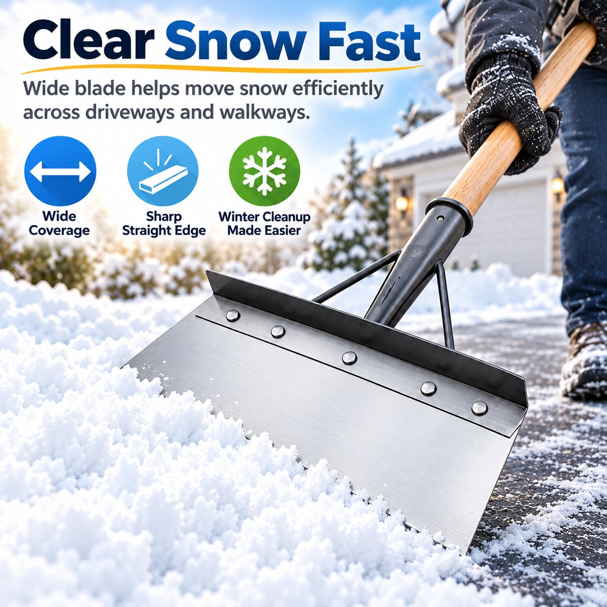 Clear Snow. Open Up Your Walkway.