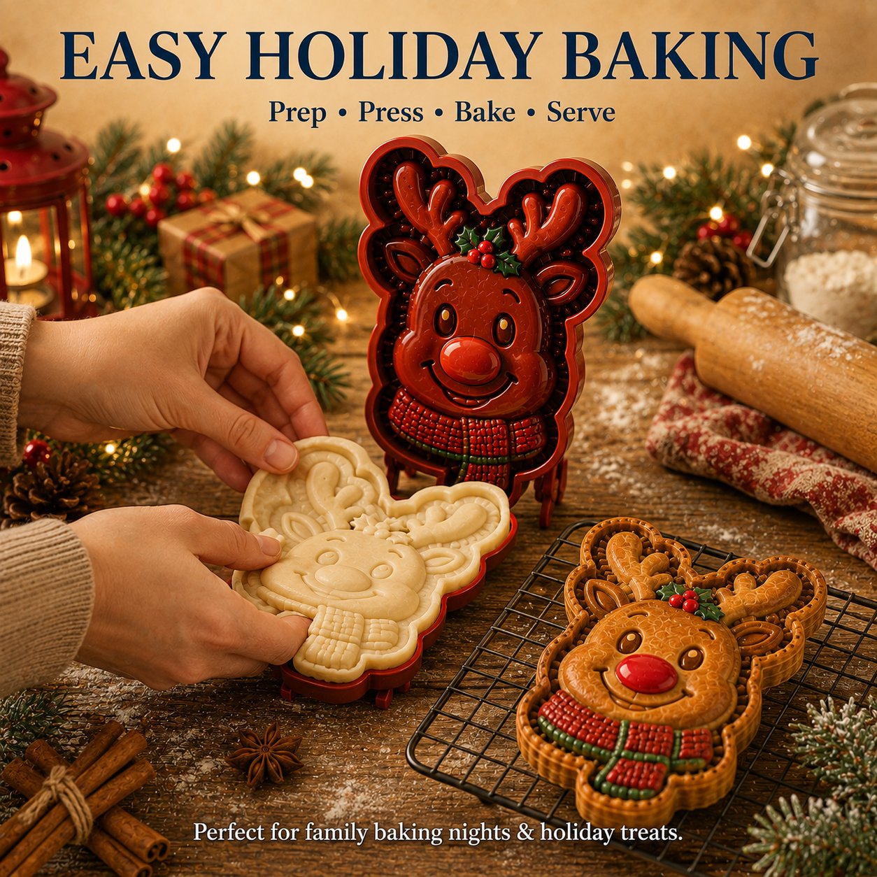 🔥😍 Letzter Tag: 49 % Rabatt – 🎄 Weihnachts-Mini-Pie-Formen-Kollektion mit 9 Designs | Wiederverwendbare Prägeformen für detailreiche Weihnachtsmann-, Schneemann-, Rentier-, Tannenbaum- & Festtags-Pies 🥧✨