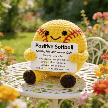⚽ Positive Soccer Buddy|Handmade Crochet Encouragement Gift 💚
