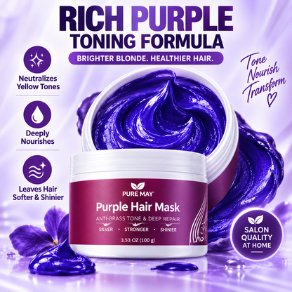 💜Anti-Yellowing Purple Hair Mask 💜 Say goodbye to Red Highlights!