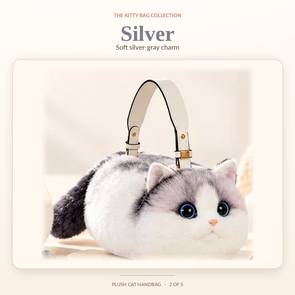 🎉🐱 Plush Cat Handbag – Ultra-Soft Kitty Purse for Cat Lovers & Cute Everyday Outfits